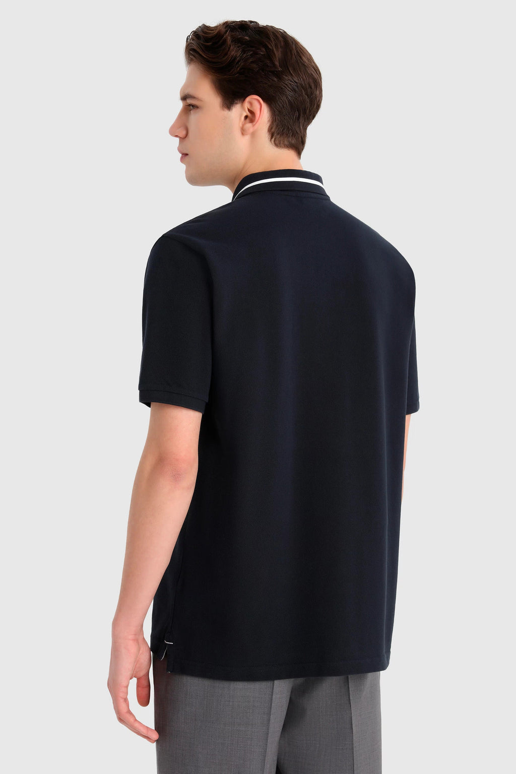 Woolrich Polo Uomo Cotone Blu Scuro