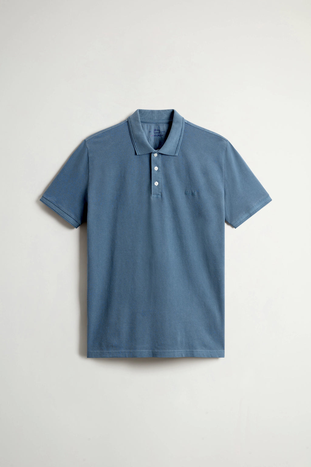 Woolrich Polo Uomo Cotone Stretch Avion Chiaro