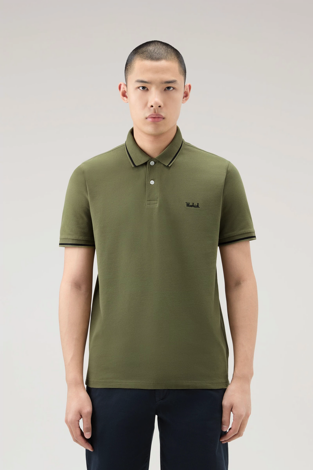 Woolrich Polo Uomo Monterey Cotone Stretch