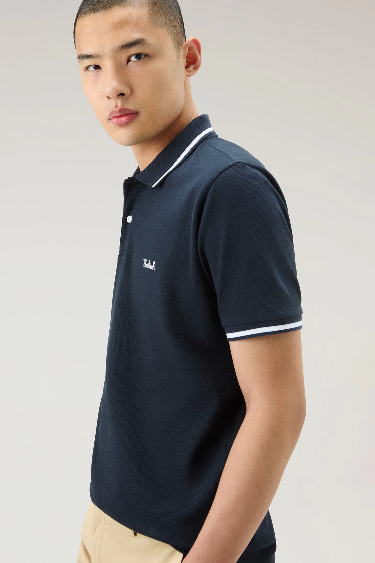 Woolrich Polo Uomo Monterey Cotone Stretch