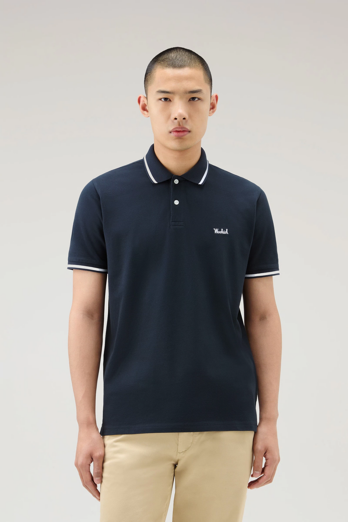Woolrich Polo Uomo Monterey Cotone Stretch