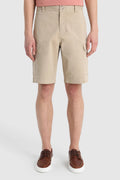 Woolrich Bermuda Cargo Uomo Cotone Beige Opaco