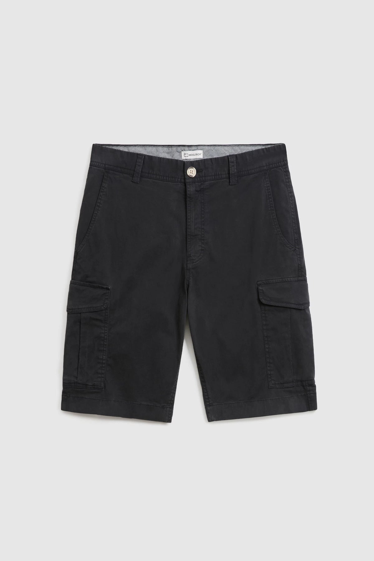 Woolrich Bermuda Cargo Uomo Cotone Blu Scuro