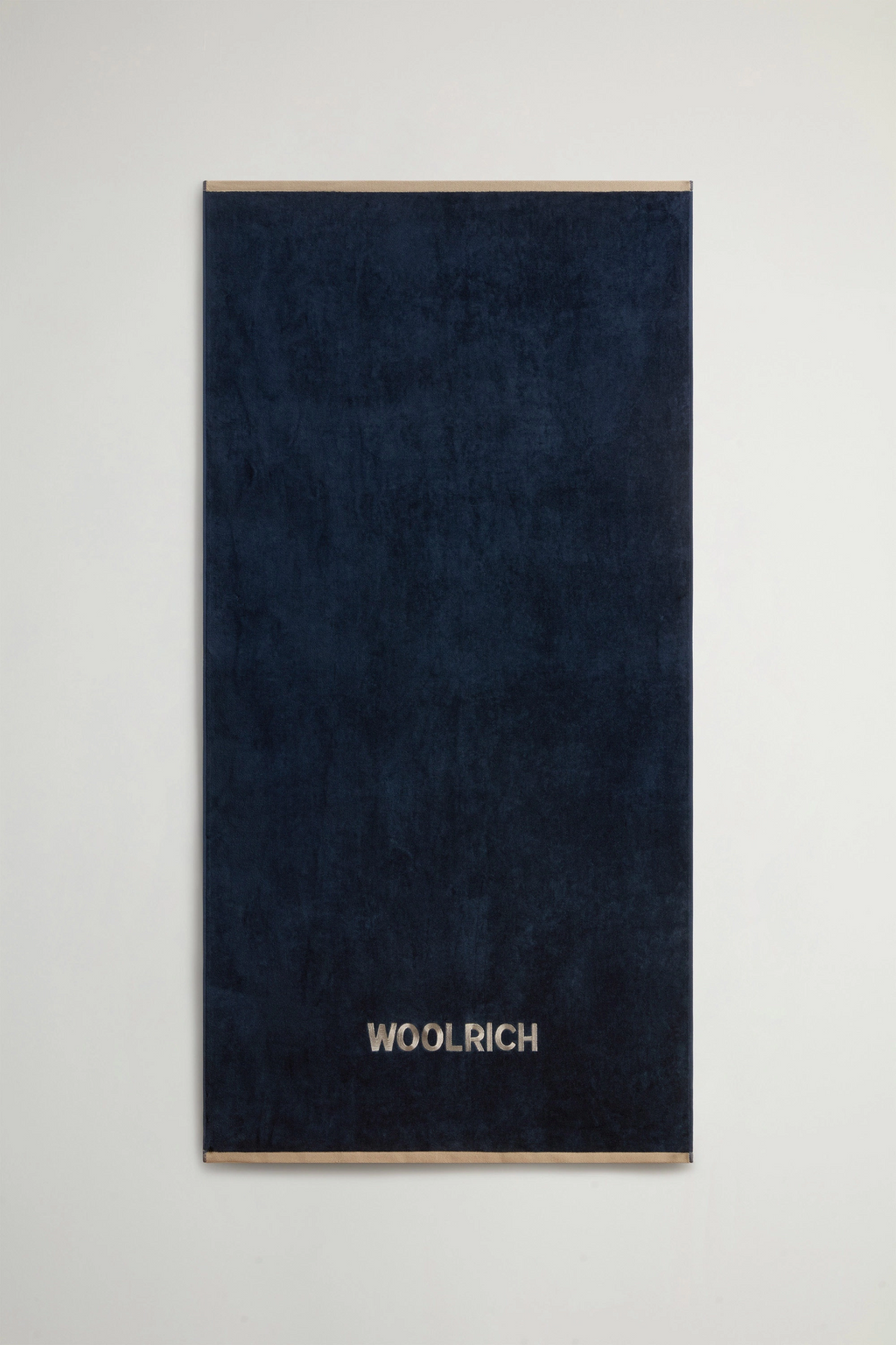 Woolrich Telo Mare Cotone Blu Scuro