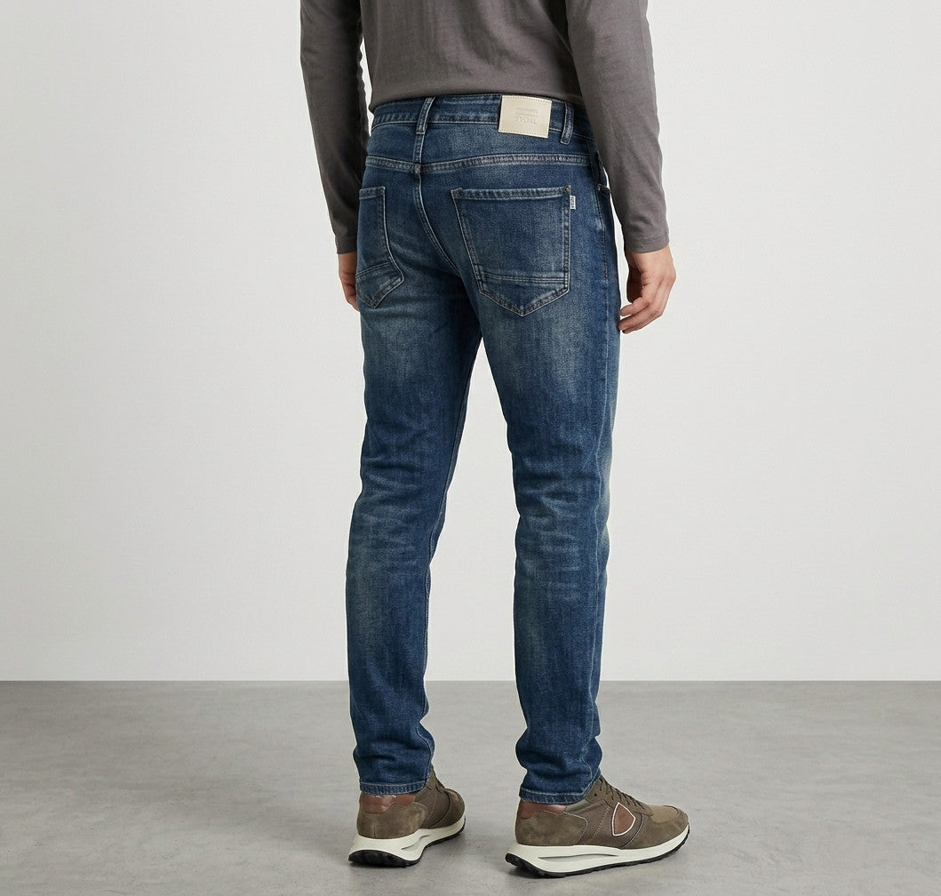Ytual Jeans Uomo Bob Dark Stretch