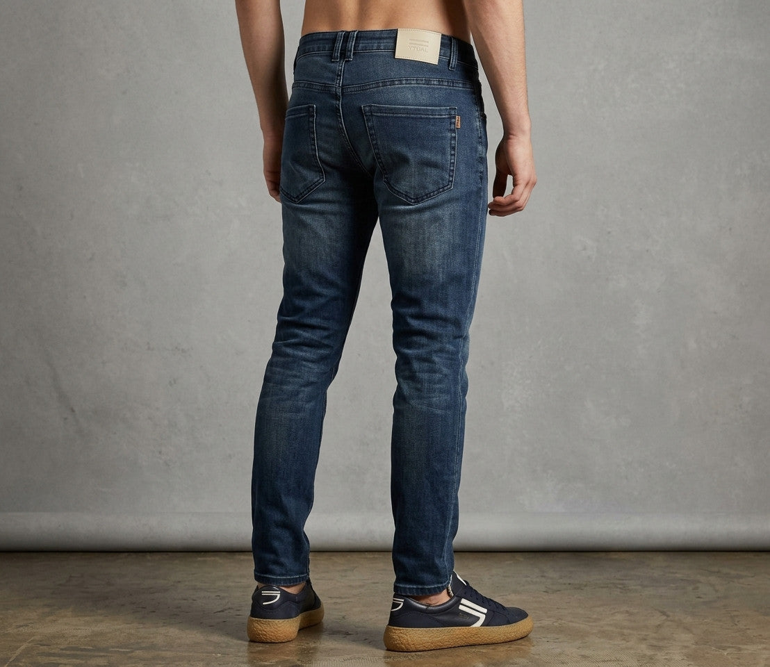 Ytual Jeans Uomo Tommy Dark Stretch