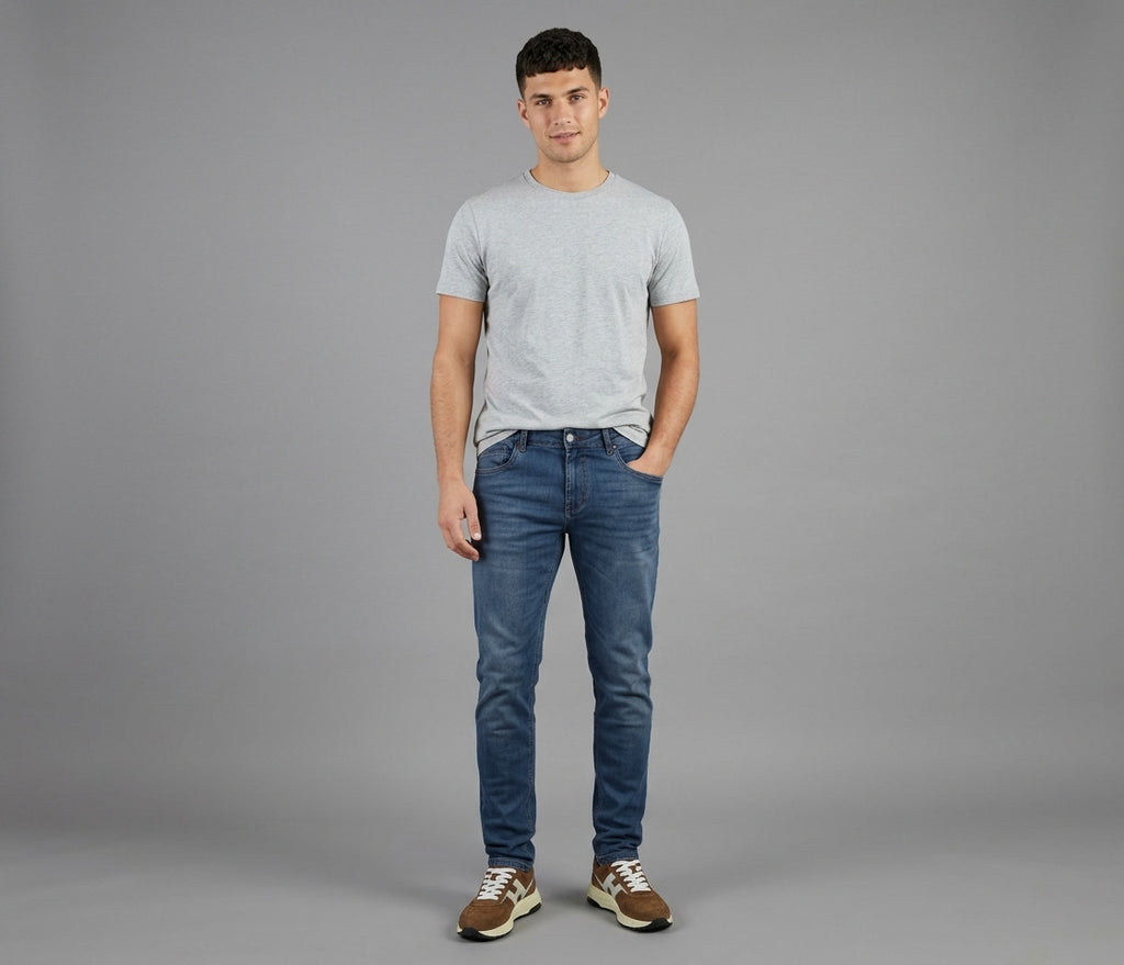 Ytual Jeans Uomo Tommy Sky Stretch