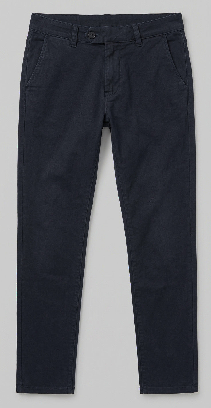 Ytual Pantalone Uomo Tommy Cotone Stretch Blu Scuro
